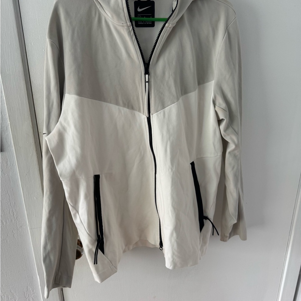 Nike Men's Two-Tone Gray and White Tech Pack Jacket
